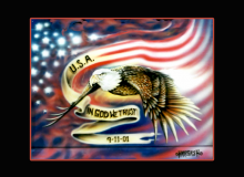 In God We Trust Eagle