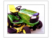 John Deere Tractor Flame
